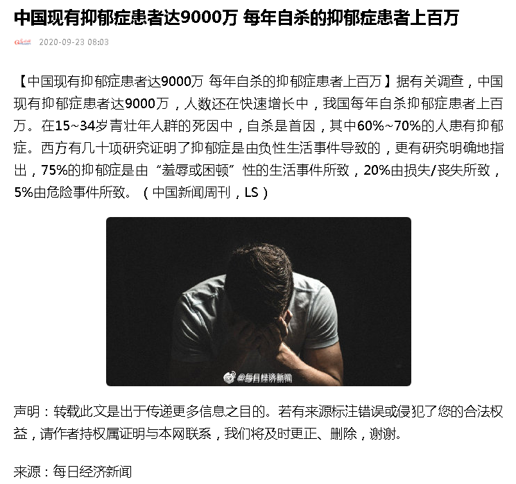 什么叫抑郁？抑郁有多可怕，为什么抑郁？十位明星抑郁而死！